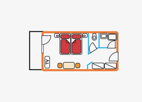 Skizze Appartement H Markushof Wagrain-Kleinarl