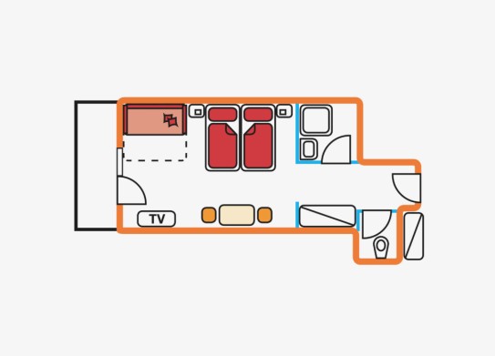 Skizze Appartement I Markushof Wagrain-Kleinarl